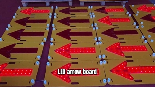 LED Arrow Board, yol yapımı ve trafik kontrol uygulamaları için tasarlanmıştır